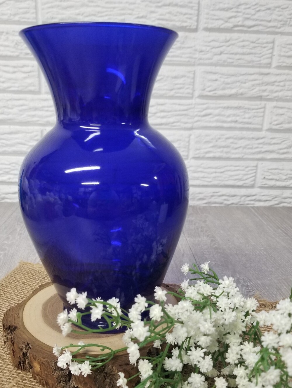 Large Cobalt Blue Vase